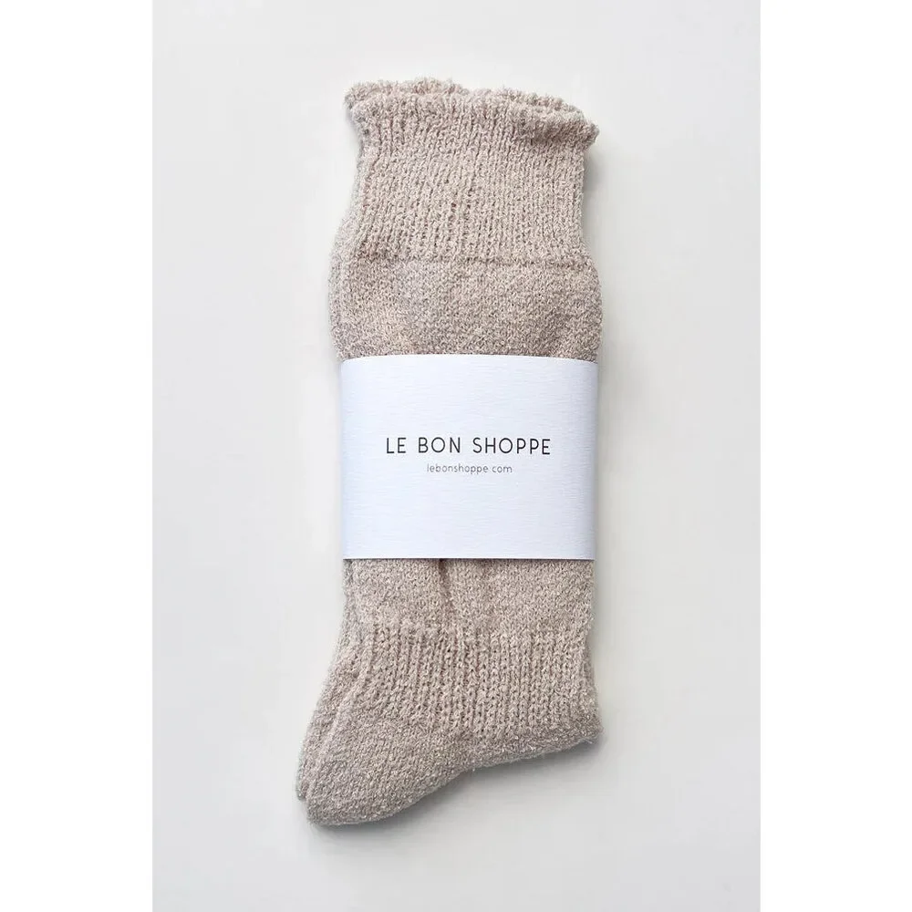Le Bon Shoppe - Airy Puffin Socks | Whole Wheat